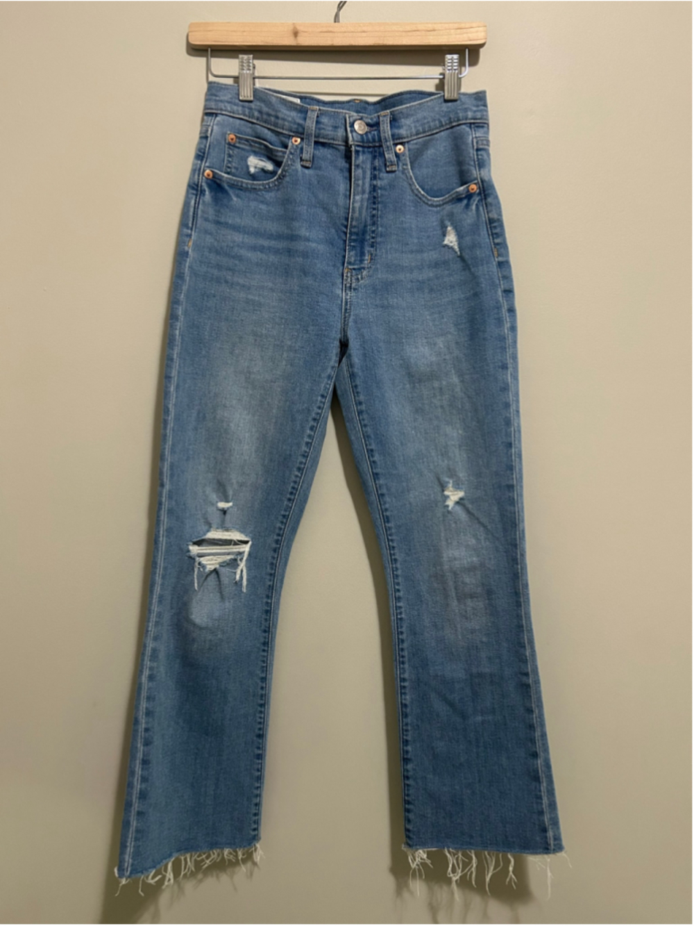 Women's Gap High Rise Kick Fit Jeans Size 26 Blue